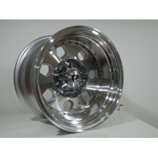 BK 5169 16X10 6X139.7 ET-36 SILVER MACHINED